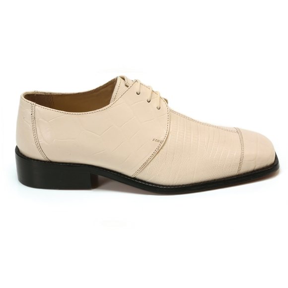 LIBERTYZENO Men's Cream Lace-Up Shoes - Picture 5 of 7